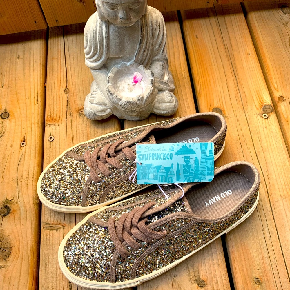 Old Navy SPARKLE Cushioned Shoes BNWT